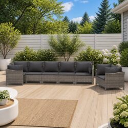 Elevate Your Outdoor Space with 8 Piece Lounge Set