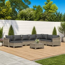 Enhance Your Outdoor Space with a 9 Piece Lounge Set
