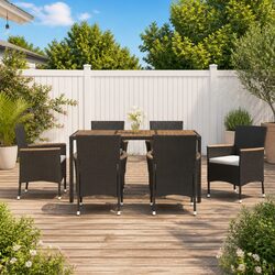 Elegant 7 Piece Patio Dining Set for Enriching Your Space