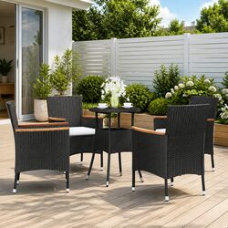 Enhance Your Outdoor Living with a 5 Piece Bistro Set