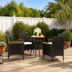 Stylish 5 Piece Bistro Set for Outdoor Relaxation