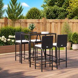 Enhance Your Outdoor Space with This 5-Piece Bar Set