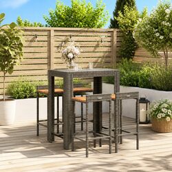 Upgrade Your Outdoor Space with a 5 Piece Bar Set