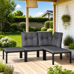 Enhance Your Outdoor Space with This 4 Piece Lounge Set