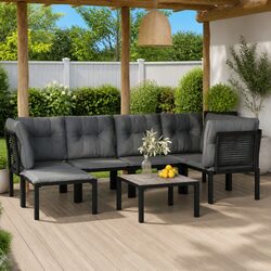 Enhance Your Outdoor Experience with This 7 Piece Lounge Set