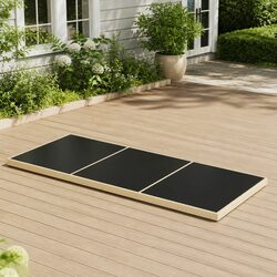 Enhance Your Space with a Black Rectangular Glass Table Top Set