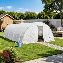 Enhance Your Garden with a Spacious 90 m² Greenhouse