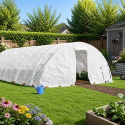 Enhance Your Garden with a Spacious 20x5x2.3m Greenhouse