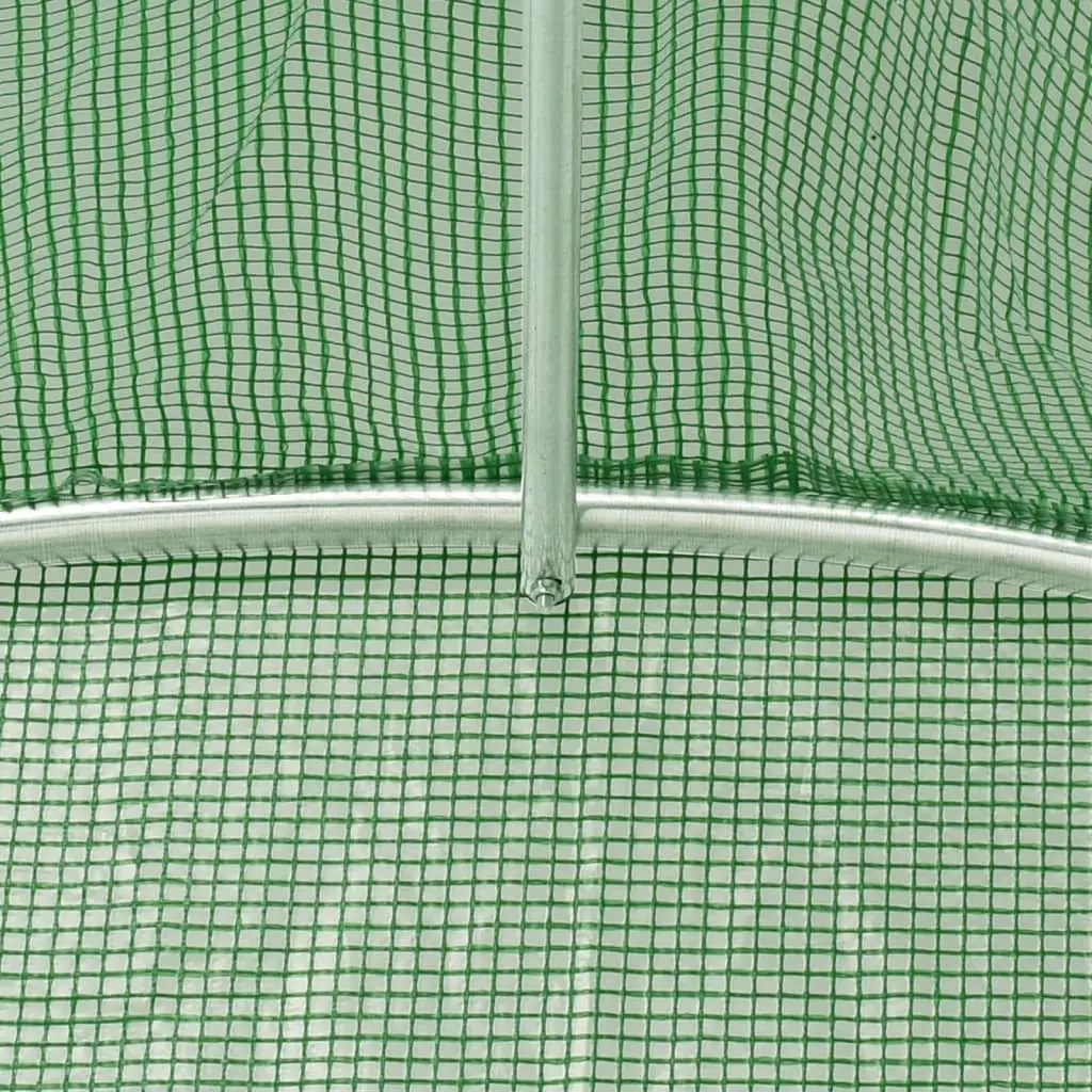 Greenhouse 10x6x2.85m Steel Frame PE Cover Durable UV Resistant Garden Plant House