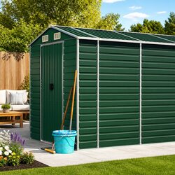 Green Garden Shed