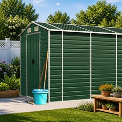 Transform Your Outdoor Space with Our Green Garden Shed