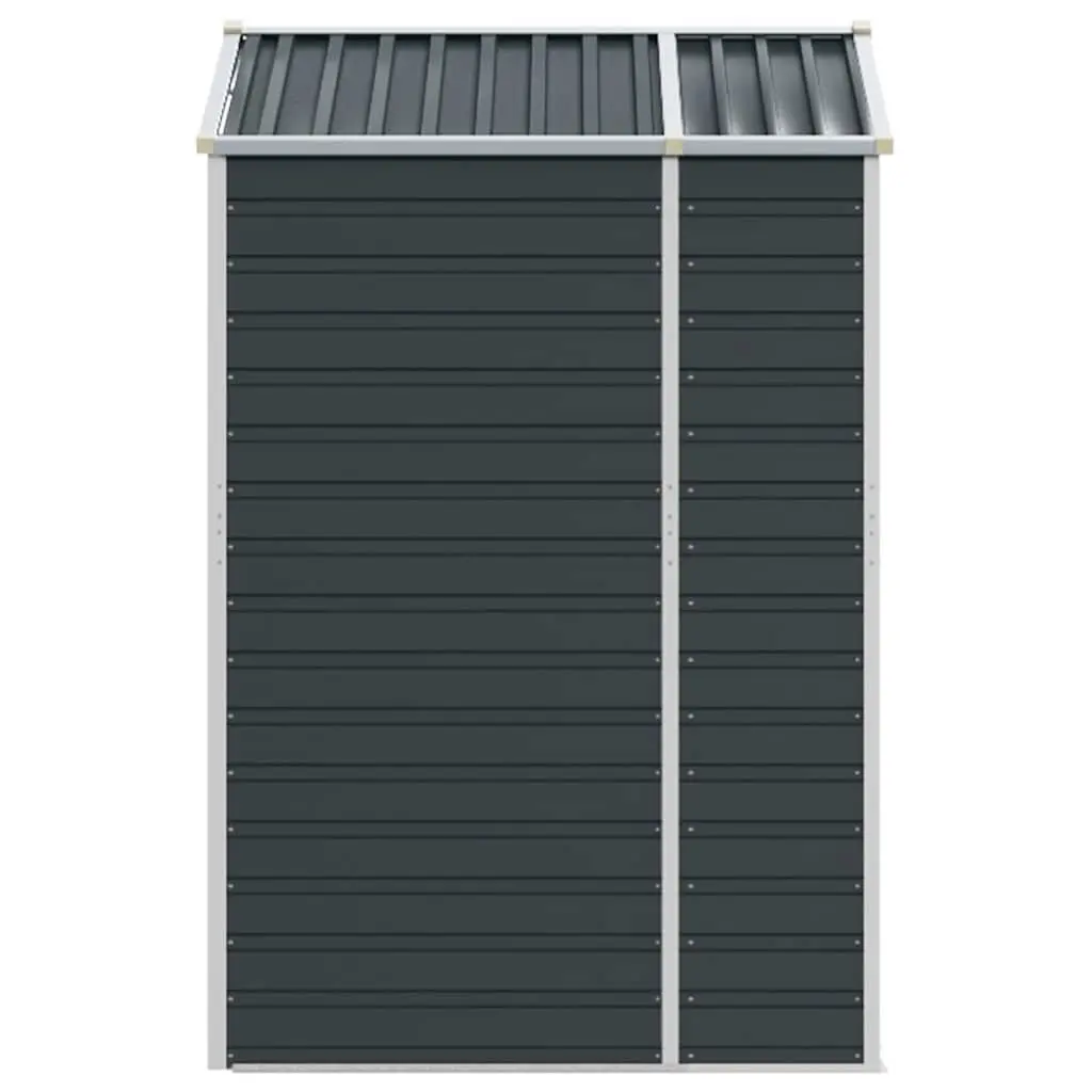 Garden Shed 191x130x198 cm Galvanised Steel Outdoor Storage Structure