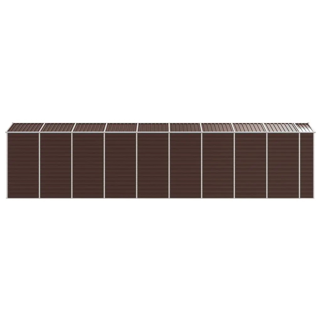 Garden Shed 191x810x198 cm Galvanised Steel Outdoor Storage Tool House