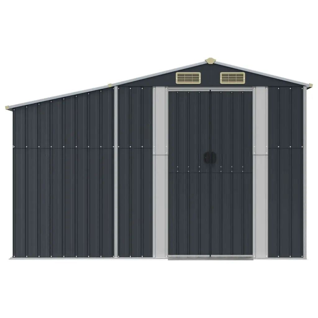 Metal Garden Shed 277x279x179cm Galvanised Steel Weather-Protected Storage