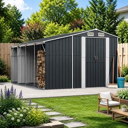 Transform Your Outdoor Space with the Anthracite Garden Shed