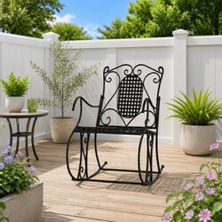 Elevate Your Outdoor Space with a Stylish Rocking Bench