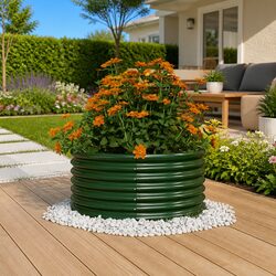 Elevate Your Outdoor Space with a Green Planter 80x80x36cm