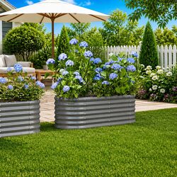Galvanised Steel Planter Box for Outdoor Spaces