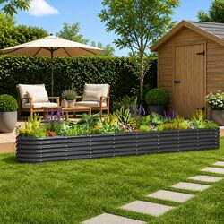 Enhance Your Outdoor Space with Anthracite Raised Garden Bed