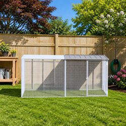 Stylish Chicken Cage with Roof for Your Outdoor Space