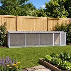 Enhance Your Backyard with a Grey Chicken Cage