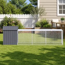 Elevate Your Space with a Chicken Cage and Run 117x405x123 cm