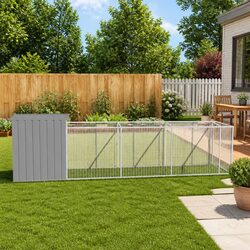 Enhance Your Outdoor Space with This Dog House and Run