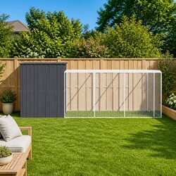 Outdoor Pet Kennel with Run for Active Lifestyles