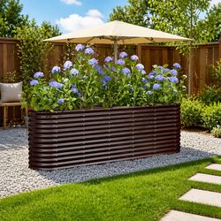 Enhance Your Outdoor Space with a Raised Garden Bed 224x40x68cm