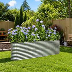 Enhance Your Outdoor Space with a Galvanised Steel Planter