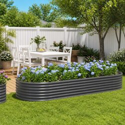 Elevate Your Outdoor Space with this Raised Bed Planter