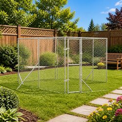 Enhance Your Outdoor Space with a Silver Dog Kennel