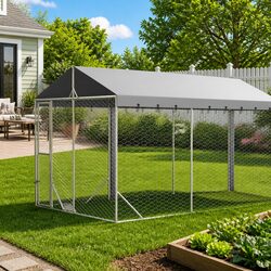 Versatile Outdoor Dog Kennel 3x9x2.5m for Your Yard