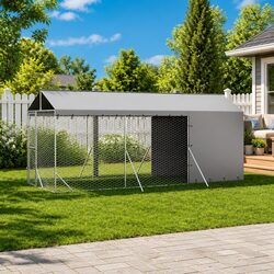 Enhance Your Outdoor Space with a Secure Dog Kennel 2x6x2.5 m