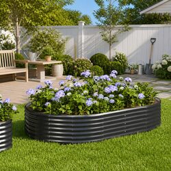 Elevate Your Outdoor Space with a Galvanised Steel Planter