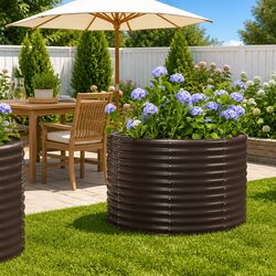 Garden Raised Bed Planter Box Outdoor Vegetables Flowers Herbs Deep Sturdy Frame