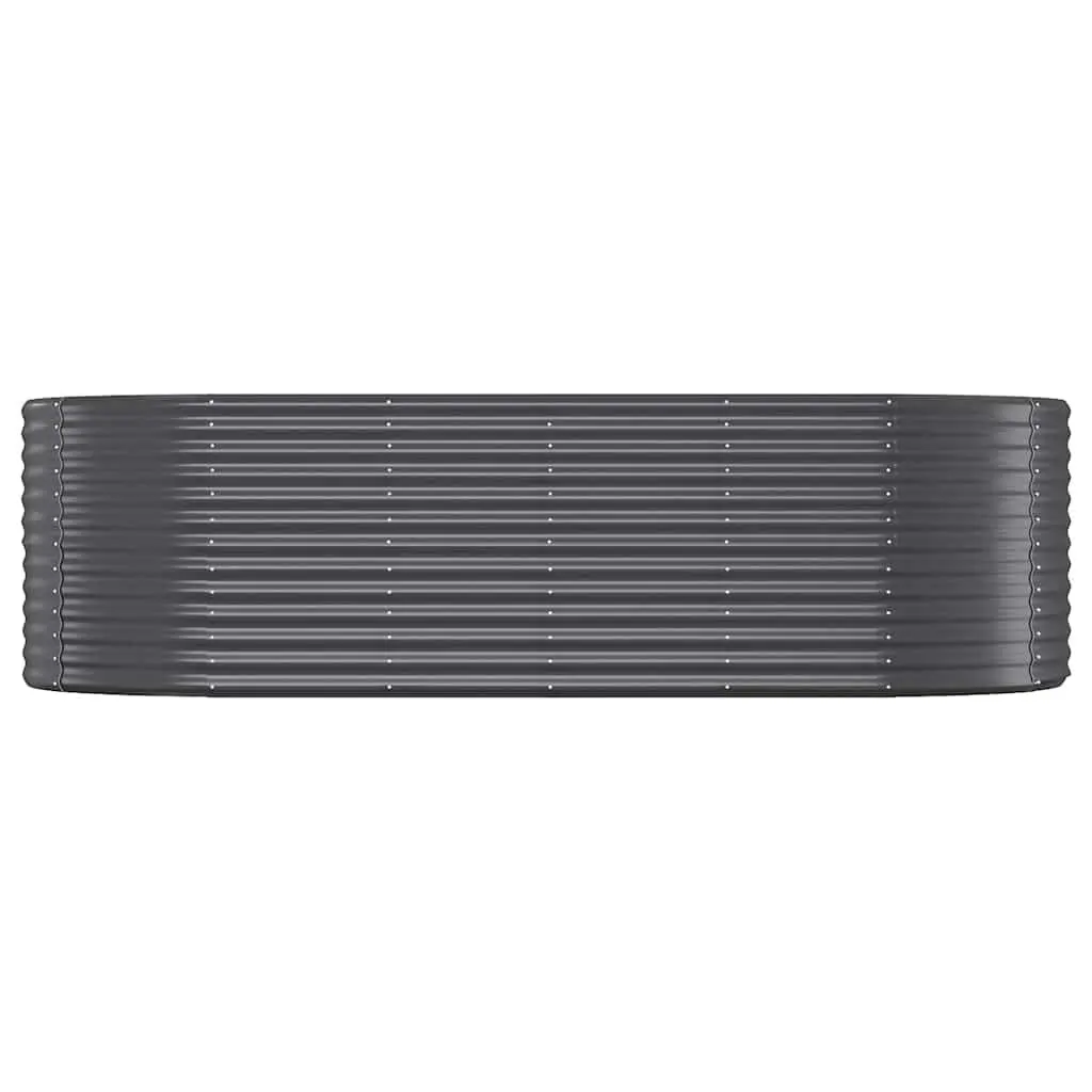 Garden Raised Bed Planter 249x100x68cm Galvanised Steel Frame Weather Resistant