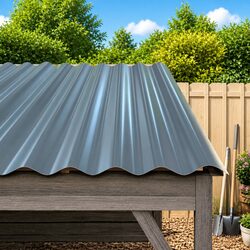 Enhance Your Space with 12 Grey Metal Roof Panels