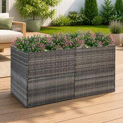 Elevate Your Outdoor Space with Grey Garden Planter Box