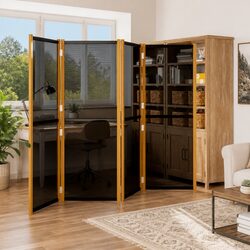 Enhance Your Space with a 4-Panel Room Divider Screen