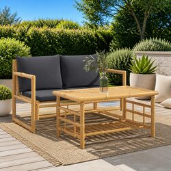 Elevate Your Outdoor Space with Bamboo Lounge Set