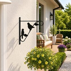 Transform Your Outdoor Space with 4 Hanging Basket Brackets