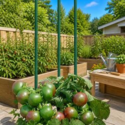 Enhance Your Garden with 30 pcs 90 cm Steel Plant Stakes