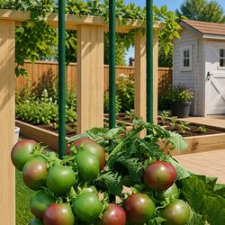Enhance Your Garden with 30 Green Plant Stakes 180 cm