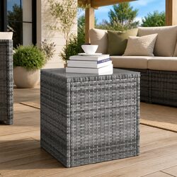 Outdoor Grey Side Table for Stylish Spaces