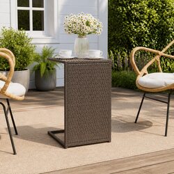 Enhance Your Space with a Practical Brown C Table 40x35x60cm