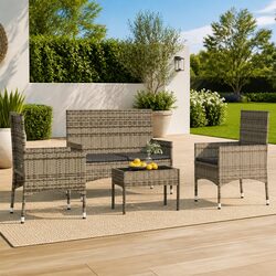 Enhance Your Outdoor Space with a 4-Piece Garden Lounge Set