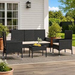 Enhance Your Outdoor Living with a 4 Piece Lounge Set