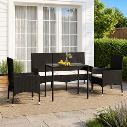 Transform Your Outdoor Space with a 4-Piece Lounge Set