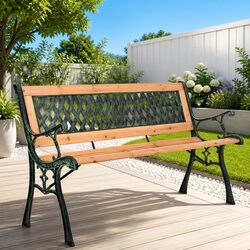 Outdoor Garden Seating Bench 116 cm for Your Patio